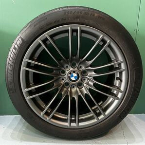 ＢＭＷ Ｍ３ Ｍスポーツ純正アルミ スポーク！ １８×８．５Ｊ＋２９ １８×９．５Ｊ＋２３ PCD１２０／５H ４本 ！の画像9