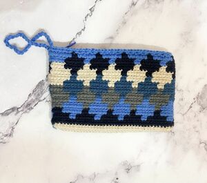 新品 Wayuu pouch ワユー ポーチ コロンビア直接買付　コロンビア Colombia 小物入れ 化粧ポーチ 異国 手編み
