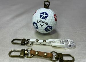 キャロウェイ Callaway クロムソフト ゴルフボール パターカバーホルダー パターキャッチャー キーホルダー (スターズ&ストライプス) No.2