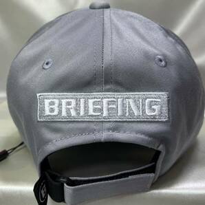 新品 正規品 BRIEFING ブリーフィング ゴルフ キャップ 帽子 グレーの画像5