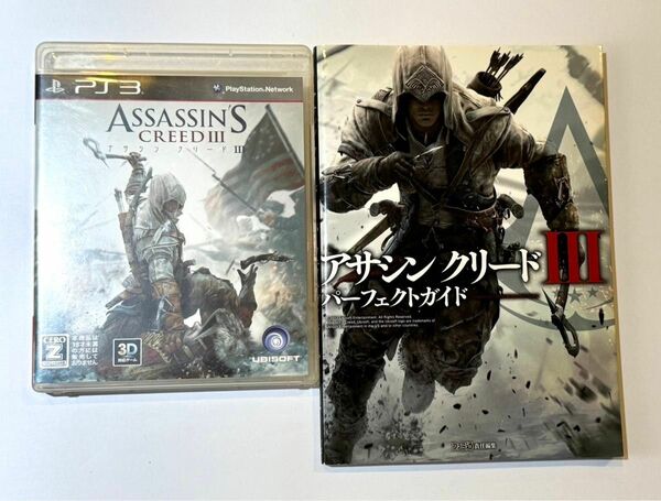 【PS3ソフト＋攻略本】 アサシンクリード Ⅲ PS3ソフト 攻略本【中古】