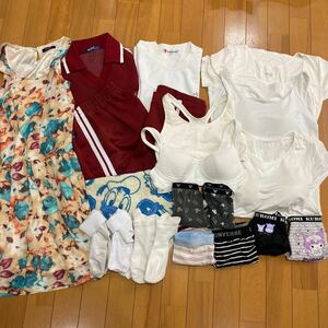 3 7 コスプレ衣装 sporlesh ジャージ上下 スポーツシャツ ワンピース 靴下 女の子用 匿名発送