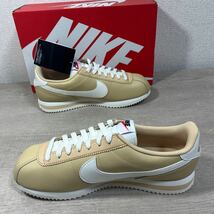 1円スタート売切り 新品未使用 NIKE CORTEZ ナイキ コルテッツ スニーカー 定番 ホワイト ベージュ 27cm レザー 完売品_画像4