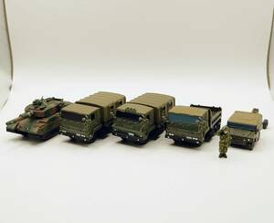 ef toys [chi screw ke Ground Self-Defense Force vehicle ]5 kind set 