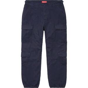 ☆ 木村拓哉 キムタク着 19FW Supreme シュプリーム Cargo Pant カーゴパンツ 8ポケット ミリタリー パンツ (ネイビー紺32)MSA