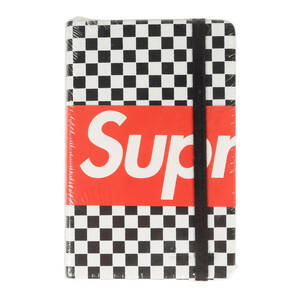 ☆ 初期 2010年 10FW Supreme シュプリーム Moleskine Note Book モレスキン ノートブック A5 ノート 手帳 チェッカー(新品未開封)MGD