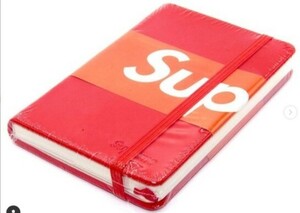 ☆ 初期 2010年 10FW Supreme シュプリーム Moleskine Note Book モレスキン ノートブック A5 ノート 手帳 レッド赤(新品未開封)MGD