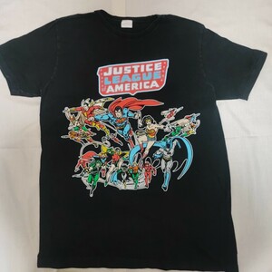 JUSTICE LEAGUE AMERICA　Tシャツ　ブラック　Lサイズ 半袖 アニメ