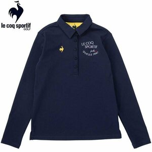  бесплатная доставка ( Hokkaido, Okinawa. 1500 иен отдельный )3L размер Le Coq Golf рубашка-поло с длинным рукавом женский Golf одежда . пот скорость .UPF50 QGWUJB03