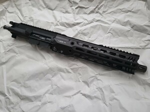 VFC HK416 GBB V2 StrikeIndustries タイプ GRIDLOK ステンレスバレルエクステ ( M4 GEISSELE GHK WA BCM MWS PTW NOVESKE トレボン M4 KAC