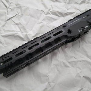 VFC HK416 GBB V2 StrikeIndustries タイプ GRIDLOK ステンレスバレルエクステ ( M4 GEISSELE GHK WA BCM MWS PTW NOVESKE トレボン M4 KACの画像10