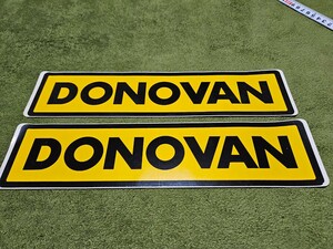 DONOVAN のステッカー　ドノバンアルミブロック