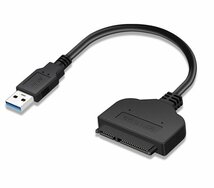 SATA→USB3.0変換アダプタ シリアルATAをUSBに変換 2.5インチHDD接続用 ケース不要 バスパワー駆動 USB2SATA_画像1