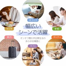 テーブルバッグハンガー 金属バッグ掛け 亜鉛合金 高級感 携帯カバン掛け テーブルフック スマホスタンド 耐荷重16kg【ブラック】TBGH168_画像6