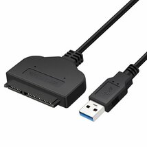 SATA→USB3.0変換アダプタ シリアルATAをUSBに変換 2.5インチHDD接続用 ケース不要 バスパワー駆動 USB2SATA_画像9