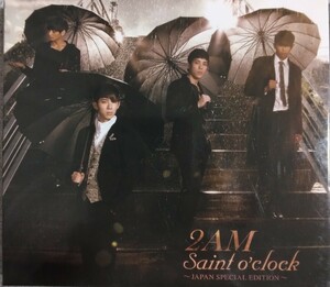 美品【匿名配送・送料込み】2AM 1集 CD＋DVD『Saint o'clock』JAPAN SPECIAL EDITION 国内初回限定盤 2010/10/26 JYP BVCL-273～4 和訳付 