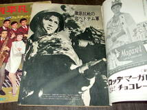 (難あり)週刊明星1967年ほか2冊組◆ツイッギー/竹脇無我&森山良子/太田博之&青山ミチ/園まり/ザ・タイガース/和泉雅子/本間千代子/扇ひろ子_画像2