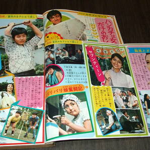 週刊マーガレット1969年34号◆吉永小百合/松原智恵子/土田早苗/萩原健一/オックス/小川知子/フォーリーブス/朝顔さん(読切)=西谷祥子の画像6