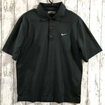 【NIKE GOLF】ナイキ ゴルフ 半袖 シャツ 黒 メンズ M 送料込み！_画像1