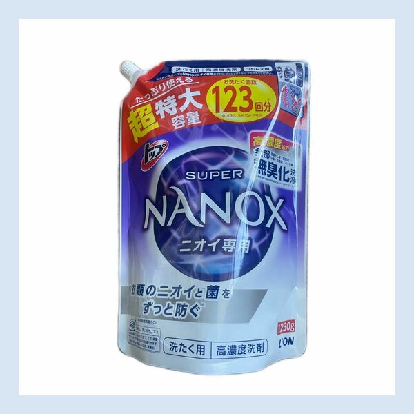 トップ スーパーナノックス NANOX 詰替 ニオイ専用 大容量 1230g