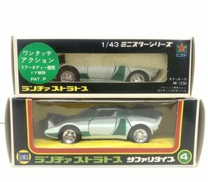 マルシン工業　精密ダイキャストモデル　ミニスターシリーズ　ランチャストラトス　モンテカルロタイプ＆サファリタイプ