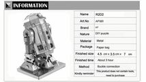 スター・ウォーズ メタリックナノパズル R2-D2_画像2