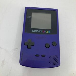 ゲームボーイカラー COLOR 任天堂 Nintendo GAME BOY パープル 動作未確認 No.3-023-2