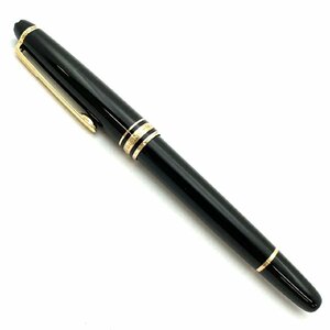 １円スタート MONTBLANC モンブラン 4810 14K 585 K14 万年筆 マイスターシュティック カートリッジ式 黒 筆記用具 文房具 筆記未確認