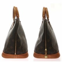 1円スタート LOUIS VUITTON ルイヴィトン アルマ M51130 BA1907 モノグラム ゴールド金具 ハンドバッグ 手提げかばん ブラウン レディース_画像3