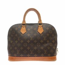 1円スタート LOUIS VUITTON ルイヴィトン アルマ M51130 BA1907 モノグラム ゴールド金具 ハンドバッグ 手提げかばん ブラウン レディース_画像1