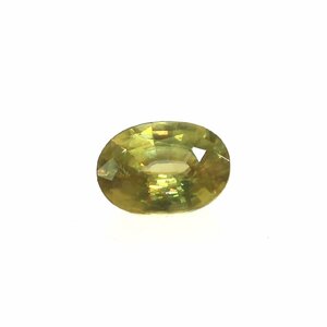 1円スタート 美品 天然スフェーン ルース 1.174ct オーバルカット 裸石 宝石 色石 チタン石 ジュエリー NGLソーティング