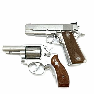 1円スタート モデルガン 2点セット Smith&Wesson スミス&ウェッソン 357MAGNUM COMBAT COMMANDER コンバットコマンダー COLT ASGK刻印