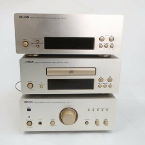 1円スタート DENON デノン コンポ スピーカー アンプ ステレオチューナー CDプレイヤー AM FM オーディオ機器 昭和 レトロ 動作未確認の画像5