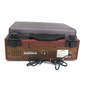 1円スタート LIEBEINS リーバインス 卓上型 レコードプレイヤー LS-22 ターンテーブル スピーカー付き オーディオ機器 動作未確認の画像5