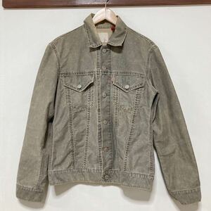 こ1339 Levi's RED LOOP リーバイス レッドループ 70599-92 デニムジャケット M Gジャン ジージャン グレー系 薄手 ライトオンス