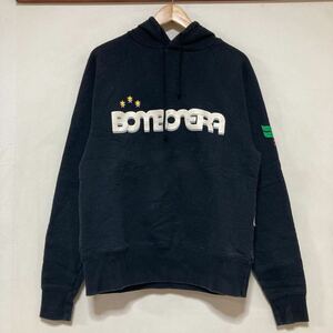 す1320 Bombonera ボンボネーラ ATHLETA アスレタ プルオーバー スウェットパーカー HOODIE フーディー M 裏起毛 ブラック CAMBER 日本製