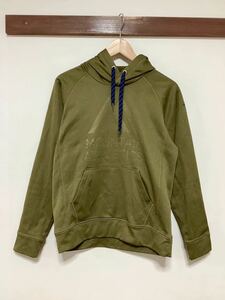 き1362 THE NORTH FACE ノースフェイス NT61694 ジャージパーカー M MOUNTAIN ATHLETICS カーキ系 裏起毛 アウトドア フーディ 