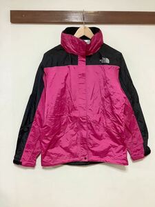 け1354 THE NORTH FACE ノースフェイス NPW10032 ナイロンジャケット マウンテンパーカー レインウェア レディース L ピンク/ブラック