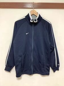 ke1374 NIKE Nike jersey truck top jersey jacket S navy Logo embroidery DRI-FIT made in Japan 