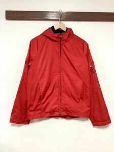 け1388 Polo Ralph Lauren ラルフローレン ウインドブレーカー ウインドパーカー L(14-16) キッズ レッド ライナーフリースベスト付き