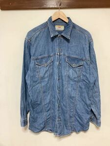 た1317 Levi's リーバイス デニムシャツ ワークシャツ L アメカジ インディゴ 日本製