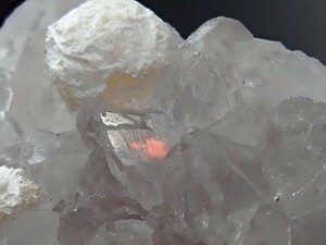 【アナンダライトver】モルデナイトonアメジスト　モルデン沸石on紫水晶　原石　標本