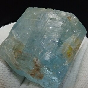 【大結晶43ct】宝石質アクアマリン 藍柱石 原石 標本の画像8