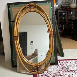  wall mirror mirror interior ornament Italy made antique Vintage ornament mirror ornament mirror 
