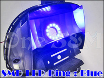 E8-2BL SMD LEDリング イカリング 青色 ライブディオ/ZX AF34 AF35 ズーマー/X PCX125/150/160 フォルツァ MF06 MF08 MF10 汎用_画像4