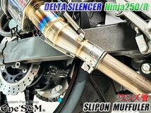 W2-171TL 純正エキパイ用 スリップオンマフラー 50.8φ Ninja250 Ninja250R JBK-EX250L EX250K 前期 中期 ニンジャ250 Z250専用_画像7