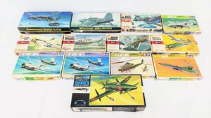 T1587 未組立 戦闘機 プラモデル まとめ売り TAMIYA タミヤ Hasegawa ハセガワ ダッソー ミラージュIIIC メッサーシュミットMe109G