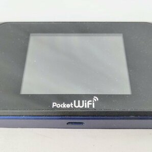 T1648 初期化済み 【判定○】 Softbank ソフトバンク Pocket WiFi 501HW モバイルルーター ネイビーブルー HUAWEI HWABJ1の画像1