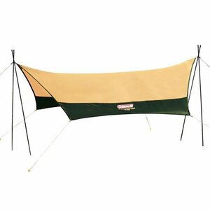 T1616 美品 ほぼ未使用品 Coleman コールマン XP HEXA TARP MDX ヘキサタープ グリーン/ベージュ アウトドア キャンプ用品