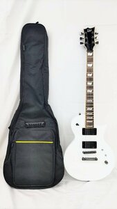 T1602 ESP LTD SERIES エレキギター レスポールタイプ EC-330 アクティブピックアップ ホワイト 白 ソフトケース付き 弦楽器 音楽 バンド